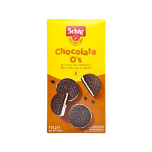 Chocolate O´S Bezlepkové Kakaové Sušienky S Mliečnou Náplňou