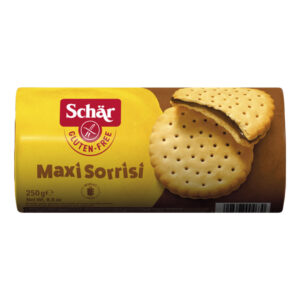 Maxi Sorrisi bezlepkové sušienky s kakaovým krémom